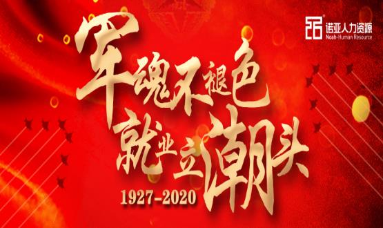 軍魂不褪色，就業(yè)立潮頭！熱烈慶祝中國人民解放軍建軍93周年！